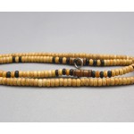 Nice Carved Woods Coconut Shell Mala Beads Necklace