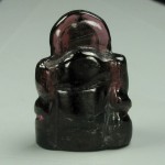 KG-027 Genuine Natural Garnet Carved Buddha Amulet Gemstone Statue Nice!!