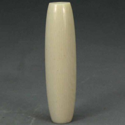 Old Genuine Ivory Tube Bead