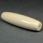 Old Genuine Ivory Tube Bead