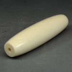 Old Genuine Ivory Tube Bead