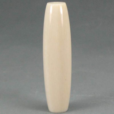 Old Genuine Ivory Tube Bead Pendant 