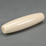 Old Genuine Ivory Tube Bead Pendant 