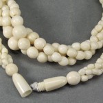 Old Genuine Ivory Beads Necklace