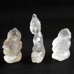 BDC-7 Handmade Hand carved crystal white Quartz 2 Lord Ganesh Ganesha-1 Buddha in meditation posture Thai quartz, thai crystal, hindu buddha statue #7