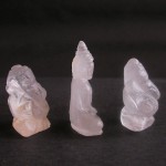 BDC-11 Handmade Hand carved crystal white Quartz 2 Lord Ganesh Ganesha-1 Buddha in meditation posture Thai quartz, thai crystal, hindu buddha statue #11