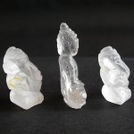 BDC-9 Handmade Hand carved crystal white Quartz 2 Lord Ganesh Ganesha-1 Buddha in meditation posture Thai quartz, thai crystal, hindu buddha statue #9