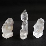 BDC-9 Handmade Hand carved crystal white Quartz 2 Lord Ganesh Ganesha-1 Buddha in meditation posture Thai quartz, thai crystal, hindu buddha statue #9