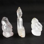 BDC-8 Handmade Hand carved crystal white Quartz 2 Lord Ganesh Ganesha-1 Buddha in meditation posture Thai quartz, thai crystal, hindu buddha statue #8