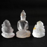 BDC-8 Handmade Hand carved crystal white Quartz 2 Lord Ganesh Ganesha-1 Buddha in meditation posture Thai quartz, thai crystal, hindu buddha statue #8