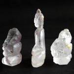 BDC-8 Handmade Hand carved crystal white Quartz 2 Lord Ganesh Ganesha-1 Buddha in meditation posture Thai quartz, thai crystal, hindu buddha statue #8