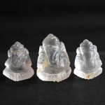 BDC-5  3Hand Carved crystal Quartz in Lord Ganesh Figurine, Hindu God, Hindu Deity, Ganesha gemstone Statues,Unique Gift, Religious Jewlry Sculpture #5