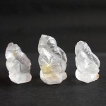 BDC-5  3Hand Carved crystal Quartz in Lord Ganesh Figurine, Hindu God, Hindu Deity, Ganesha gemstone Statues,Unique Gift, Religious Jewlry Sculpture #5