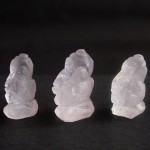 BDC-15  3Hand Carved crystal Quartz in Lord Ganesh Figurine, Hindu God, Hindu Deity, Ganesha gemstone Statues,Unique Gift, Religious Sculpture #15