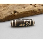 Antique Dzi Agate Tibet Power Stone Bead Pendant