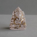 BD-017 Rare Old quartz cave crystal carved in Lord Ganesh Garnesha Elephant Sculpture Seated in Meditation Posture indian hindu fetish Buddha Amulet statue