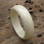 Very Nice Elephant Bone Band Wide Cuff Bracelet 