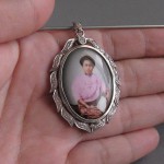 KG-059 Rare Old Princess Dara Rasami princess of Chiang Mai king rama 5 wife Northern Thailand Handmade cz diamond Sterling